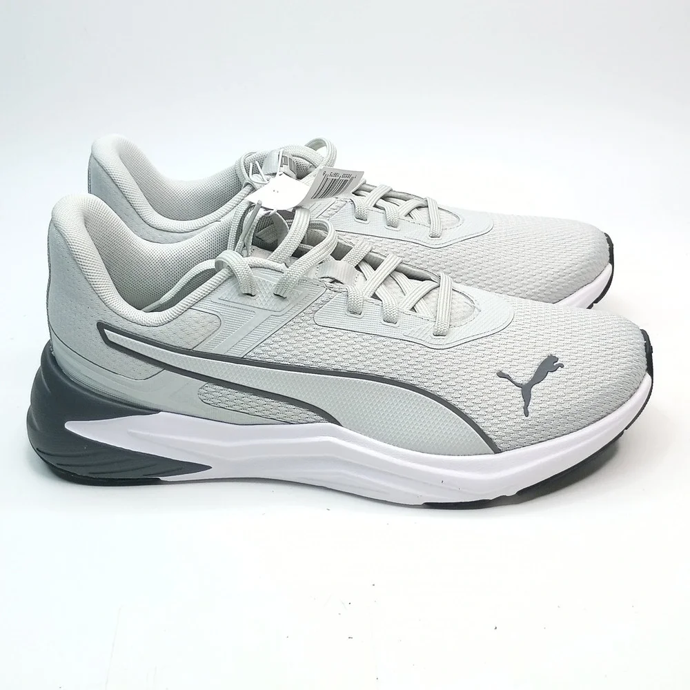 Puma Disperse Sneaker Men Size 9 Gray Mesh SoftFoam+ Athletic 312263-04